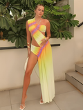 Varanda® Sexy One-shoulder Cut-out Maxi Dress