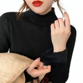 Varanda® Velvet Warm Crimping Turtleneck Sweater for Women