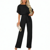 Varanda® Ladies Jumpsuit Business Style Playsuit Round Neck