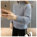 Varanda® Mink Fleece Long Sleeve Slim Fit Women's Sweater