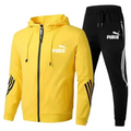 Martin™ men's new fashion tracksuit autumn vest and sweat pants set