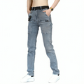 Martin™ Men's Blue Denim Jeans with Multiple Pockets