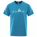 Martin™ mountain bike heartbeat men's t-shirt - hip hop style