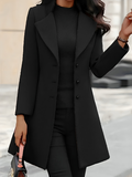 Varanda® Slim fit women's woolen long coat jackets