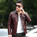 Varanda® New leather slim fit  jacket for men's