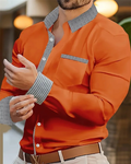 Long sleeve summer shirt with pocket