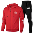 Martin™ men's new fashion tracksuit autumn vest and sweat pants set