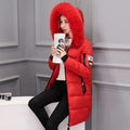 Winter Women's Parka: Long, Casual, Fur Hooded, Thick Warm Jacket