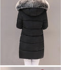 Winter Women's Parka: Long, Casual, Fur Hooded, Thick Warm Jacket