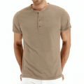 Martin™ cotton quality slim fit henry neck t-shirt