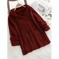 Varanda® Winter Fleece Sweater Fluffy Thin Hooded Women Casual Sweaters