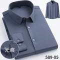 High stretch slim fit dress shirt