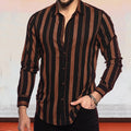 Black casual button up shirt