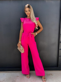 Varanda® Street Style Pink Women Jumpsuit