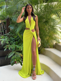 Varanda® Sexy One-shoulder Cut-out Maxi Dress