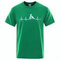 Martin™ mountain bike heartbeat men's t-shirt - hip hop style