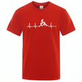 Martin™ mountain bike heartbeat men's t-shirt - hip hop style