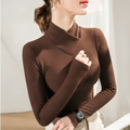 Varanda® Winter Wool Hot Fleecing Female Sweater O-neck Long Sleeve