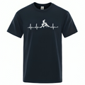 Martin™ mountain bike heartbeat men's t-shirt - hip hop style