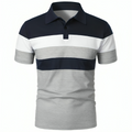 Martin™ large size turn down collar polo shirt