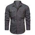 High style black cargo shirt