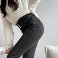 Winter Velvet High Waist Skinny Jeans: Warm, Slim Fit, and Stylish