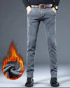 New Winter Fashion: Velvet Stretch for Men, High Quality, Sizes 27-38