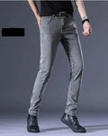 New Winter Fashion: Velvet Stretch for Men, High Quality, Sizes 27-38