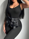 Varanda® New Women Black Jumpsuits Sleeveless Bodycon Sexy Backless