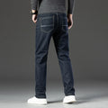 Stay Cozy in 2024: Men's Slim Warm Winter Jeans - Stretch Fleece