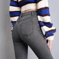 Winter Thermal Jeans: Snow Warmth with Retro Style for Women