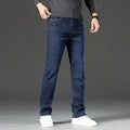 Stay Cozy in 2024: Men's Slim Warm Winter Jeans - Stretch Fleece