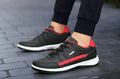 Italian Leather Men's Sneakers: Trendy, Casual, Breathable, Non-slip Vulcanized Footwear