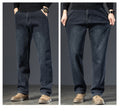 Winter Velvet Jeans: High-Quality Straight Jeans for Men