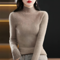 Varanda® Luxury Shiny Turtleneck Sweaters for Women