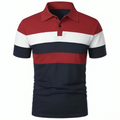 Martin™ large size turn down collar polo shirt