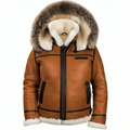 Varanda® Plush Jacket Men Integrated Leather Fur Jackets