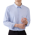 High stretch slim fit dress shirt