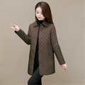 Varanda® Women Quilted Long Coats Warm Long Sleeve Jackets