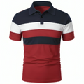 Martin™ large size turn down collar polo shirt