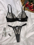 Floral Embroidery Erotic Lingerie Set: Stylish and Seductive