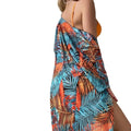 2024 Bikini Set: Push Up Twist Print Swimsuit with Long Sleeve Cover Up