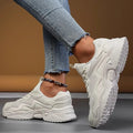 Unisex Sports Shoes: Casual, Running, Pure White, Ultra-Light Sneakers