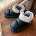 Warm Winter Ankle Boots: Outdoor, Non-slip Thick Sole, Furry Bow, Waterproof, Plush for Women