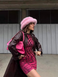 Fluffy Faux Fur Bucket Hat: Rabbit Fur Warmth, Luxury Fashion for Women