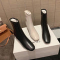 Winter Fashion: Round Head Plush Boots for Women Warm, Comfortable, Side Zipper Outdoor Wear