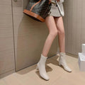 Winter Fashion: Round Head Plush Boots for Women Warm, Comfortable, Side Zipper Outdoor Wear