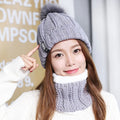 Brand Winter Knitted Scarf Hat Set: Warm Skullies Beanies for Stylish Outdoor Wear