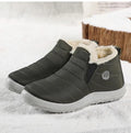 2024 New Waterproof Snow Boots for Women: Zipper Ankle Boots, Winter-Ready