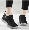 2024 New Waterproof Snow Boots for Women: Zipper Ankle Boots, Winter-Ready